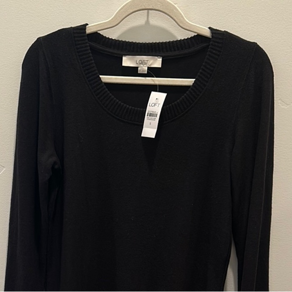 New! LOFT Women's Black lightweight sweater